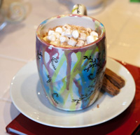 Our special hot chocolate